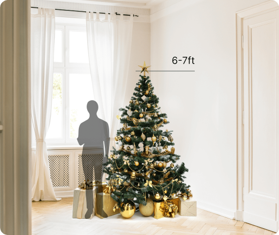 Christmas tree 6-7 ft