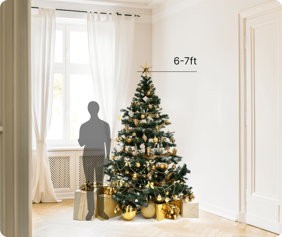 Christmas tree 6-7 ft